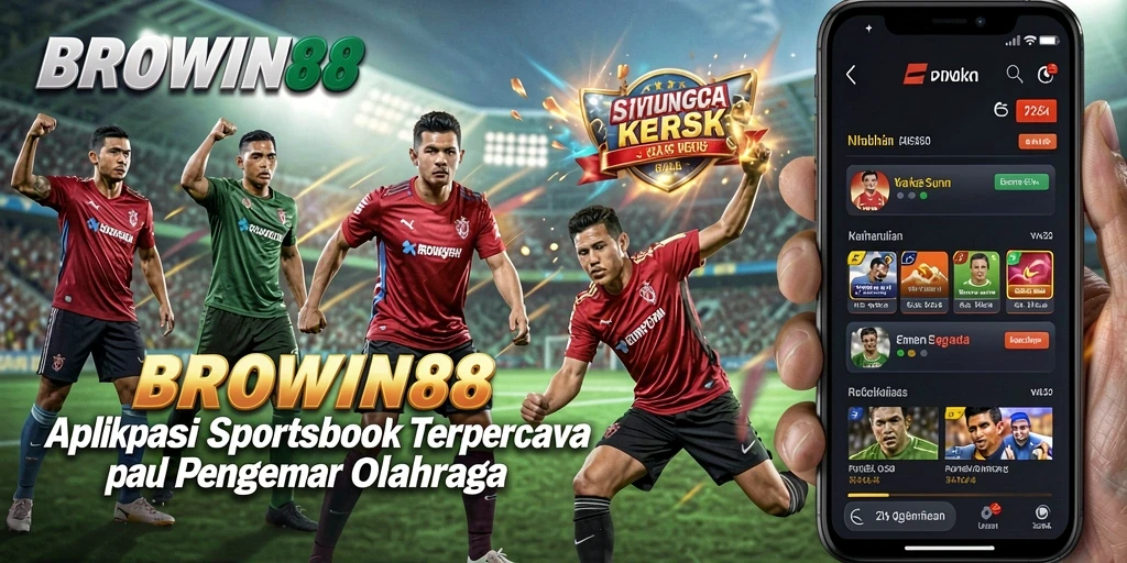 Tampilan menarik dari gameplay BROWIN88 saat memasang taruhan olahraga.