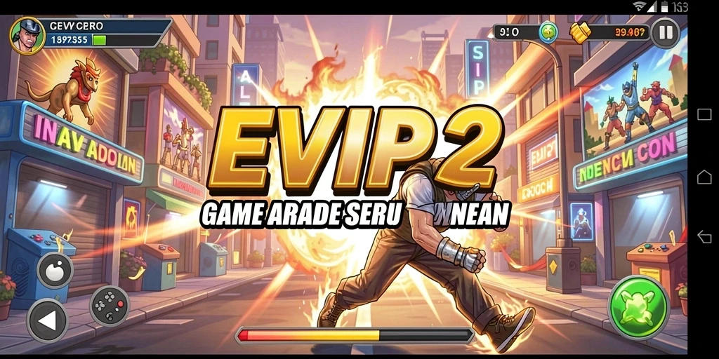 Tampilan gameplay seru dari EVIP2 yang penuh tantangan.