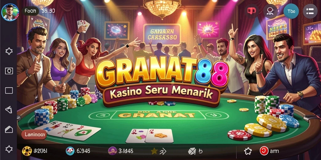 Tampilan gameplay seru dan menarik dalam GRANAT88.