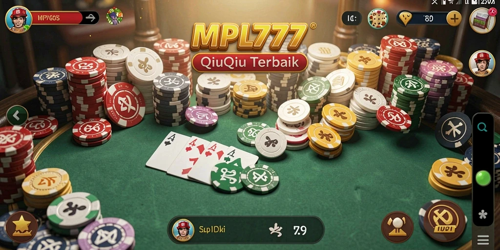Tampilan menarik dari gameplay QiuQiu di MPL777.