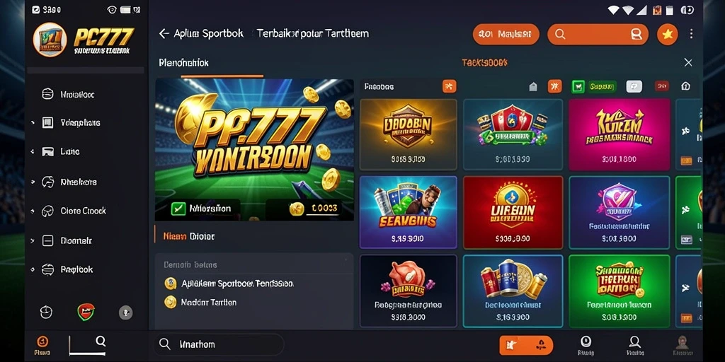 Screenshot PC777 menampilkan tindakan taruhan yang seru dan menarik.