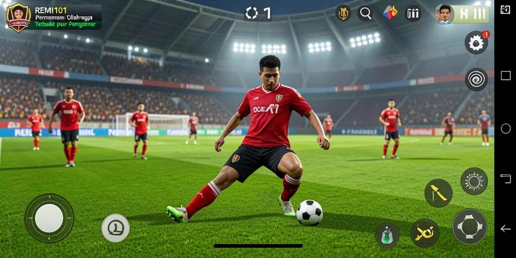 Tampilan dekat gameplay REMI101 yang mendebarkan dan penuh aksi.