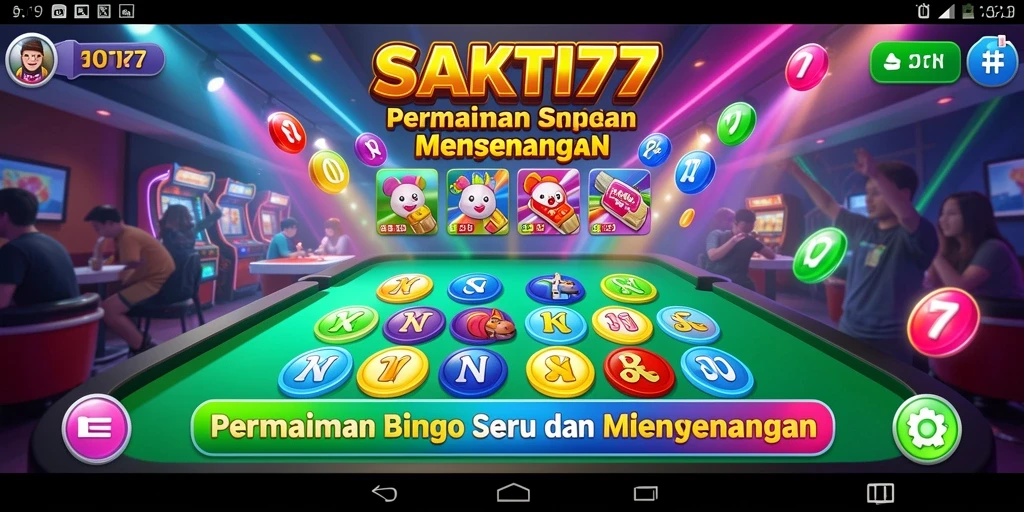 Screenshot gameplay SAKTI77 yang menarik dan seru.